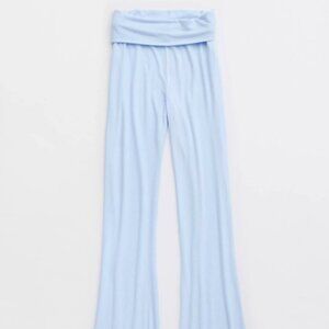 Aerie Let's Bounce Foldover Bootcut PJ Pant - Small